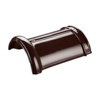 Wienerberger Halfronde Vorst Vario 225mm Bruin Verglaasd 670 Deest