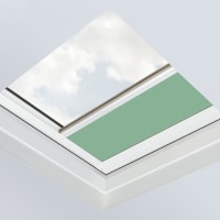 Fakro Verduisterend Rolgordijn Platdak ARF/D II 09K 140x140cm Solar Elektrisch Kleur Lichtgroen (059)