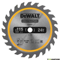 DeWALT Cirkelzaagblad Extreme DT20420QZ 115x9,5mm 24tands