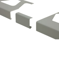 Schlüter BARA-RW Verbindingsstuk Randprofiel 55mm Alu Met Kleurcoating Pastelgrijs V/RW55PG