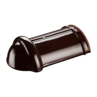 Wienerberger Halfronde Beginkepervorst Vario 225mm Bruin Verglaasd 670 Deest