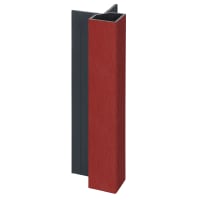 Keralit Uitwendig Hoekprofiel 32x32mm 400cm Rood Classic Nerf