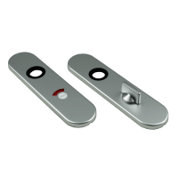 AMI Kortschild 177/1 Klik WC8/72 Aluminium F1