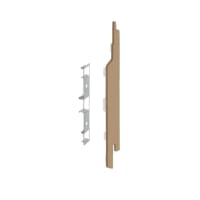Keralit Eindkap En Connector Rechts 2814 Natuur Eiken Modern Houtstructuur