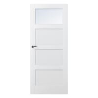 Skantrae SKS 235 C1 Opdek Rechts 83x211.5cm Original 1x Satinato Glas 3x Paneel FSC Mix 70%