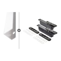Skantrae Hang&Sluitwerkpakket 618SSL Voor Taatsdeur Met Set Deurgrepen Vernal 30 RVS
