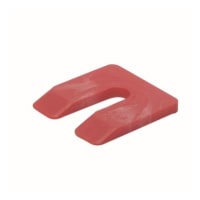 GB Uitvulplaat Met Sleuf 5mm Kunststof Rood 144st 34605