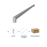 Skantrae Hang&Sluitwerkpakket 2115 Squared Greep 16x800mm + Rolslot RVS