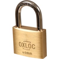 Oxloc Hangslot KA 4001 Gelijksluitend 40mm Staal Met 2 Sleutels