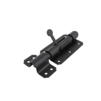 Plaatgrendel 16mm 100x80mm Zwart