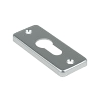 AMI Cilinderrozet 4 RH Rechthoek Aluminium F1