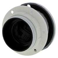 Fitting E27 Met Kraag/Ring Wit