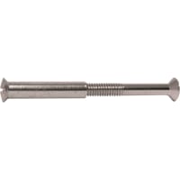 Kelfort Patentbout M4x38mm Met Huls En Tight Lock Vernikkeld