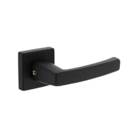 Intersteel Deurkruk Moora Met Rozet 1 Paar 55x55x10mm 7mm Nokken Alu/Zwart