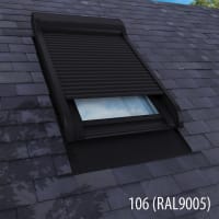 Fakro ARZ Komfort Z-Wave 134x98cm RAL9005 Zonwering Exclusief Afstandsbediening En Voeding