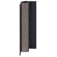Keralit Inwendig Hoekprofiel 400cm Taupe Eiken Modern Houtstructuur