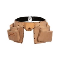 Toolpack Gereedschapsgordel Elite 25x23cm Dubbel Beige Leer