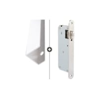 Skantrae Hang&Sluitwerkpakket 709SSL Met Rolslot En Set Deurgrepen Vernal 30 RVS