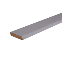 LUMBO MDF Plafondlijst 8x40mm 260cm Wit Linnen 70% PEFC