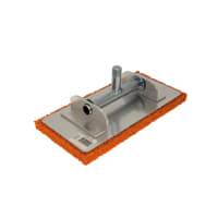 Schuurbord Zonder Steel 140x280mm Draaibaar Rood/Grof