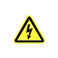 Bord Elektrische Spanning 50mm Vinyl