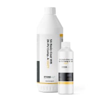 Stone Age Basic Coat 2K PU 1 Liter Mat Waterbasis Voor Basebeton