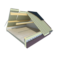 Unilin Roof DS Easy Airtight 12mm 120cm Rib 272mm Rc=10,0 CB Green