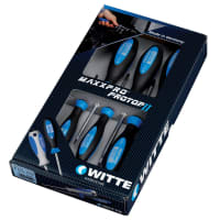 Witte Schroevendraaierset Protop II PZ-1/2 Met Sleuf 6-delig