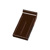 Kloosterwaard Einddorpel 21cm Donkerbruin Hoogglans 20mm Kering