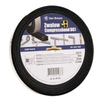 Zwaluw Compressieband 20x20mm 8m Antraciet