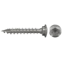Fischer Tuinpaalschroef FJS-LT 7.0x40/30mm Ronde Kop TX-30 RVS A4 50st 660702