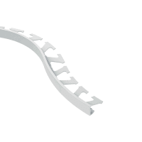 Schlüter SCHIENE-AC Decoratief Profiel Radius 8mm 250cm Alu Met Kleurcoating Lichtgrijs R/A80HG