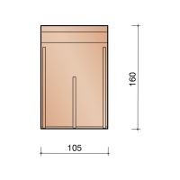 Kloosterwaard Einddorpel 16cm IJzerklinker 20mm Kering