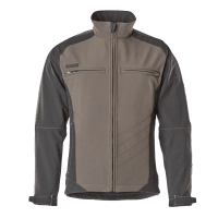 Mascot Jack Unique Softshell Maat M Donkerantraciet/Zwart