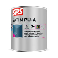 SPS Satin PU-A Acryllak Zijdeglans Binnen 1L Basis P