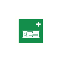 Bord Brancard 200x200mm Polypropyleen