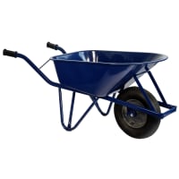 ProOne Kruiwagen 85L Staal Buis Ovaal Blauw