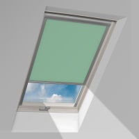 Fakro Verduisterend Rolgordijn ARF NE Wifi Tuya II 55x98cm Elektrisch Exclusief Voeding En Connect Set Kleur Lichtgroen (059)