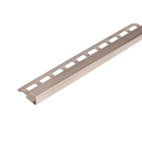 ProOne Tegelprofiel Vierkant 12.5mm 300cm RVS Geborsteld