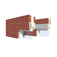 Hercules Betonlatei 100x60mm 140cm Schoonwerk Met Waterhol