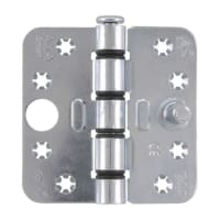 AXA Schijflagerscharnier Easyfix Ronde Hoeken 89x89mm SKG3 Verzinkt 1st