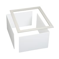 Ubbink Afwerkrand Purilan Euro/Plus Plano 300mm Wit