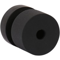 Oxloc Deurbuffer Wand 36x30mm RVS Zwart