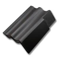 Nelskamp S-Pan TOP 2000S Gevelpan Rechts 110mm Zwart 365