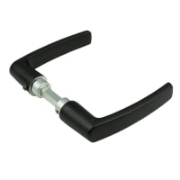 AMI Deurkruk 332 Blokmodel 38/42mm Aluminium Zwart Mat Paar
