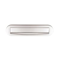 Skantrae Briefplaat Argyll Ovaal Chroom Titanium