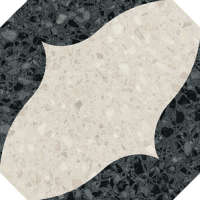 Vloertegel Vives Niza Negro 20x20cm 8mm Mat