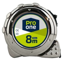 ProOne Rolbandmaat 25mm 8m