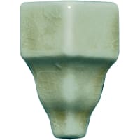 Hoek Modernista Angulo Cornisa Clasico Verde Claro 1x1,5cm Glanzend