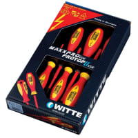 Witte Schroevendraaierset Protop II Phillips Met Sleuf VDE 7-delig